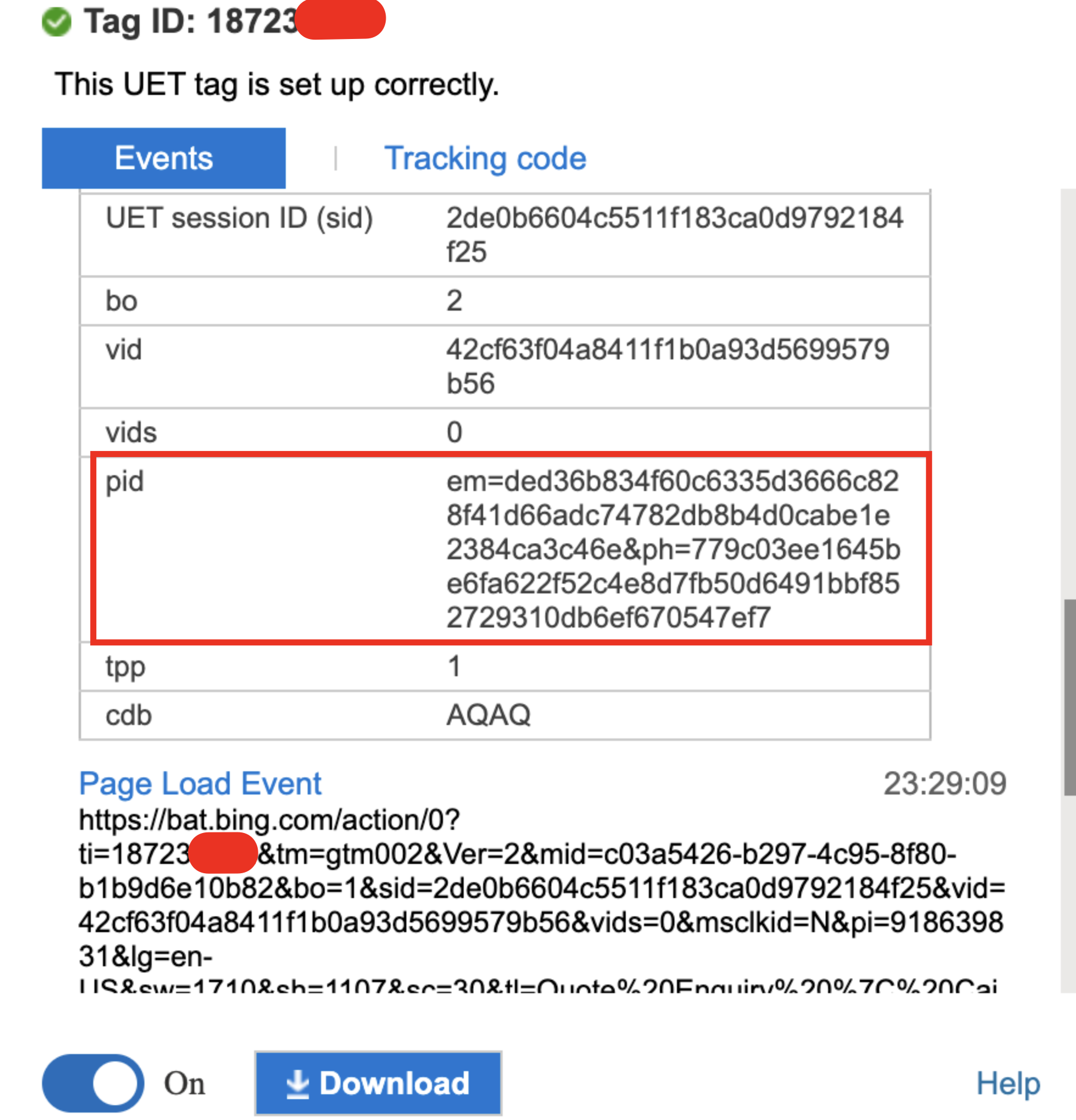 UET Tag Helper